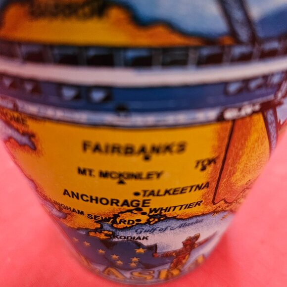 vintage artic circle coffee mug Alaska luxury train - Picture 6 of 9